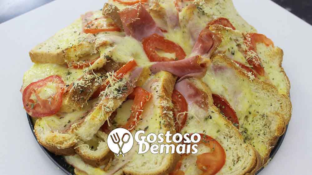Pizza de Pão de Forma
