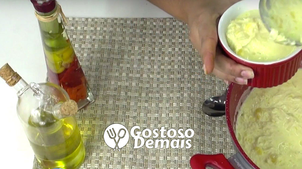 Creme de Batata-Baroa com Frango