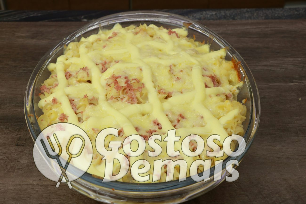 Lasanha de Macarrão Parafuso