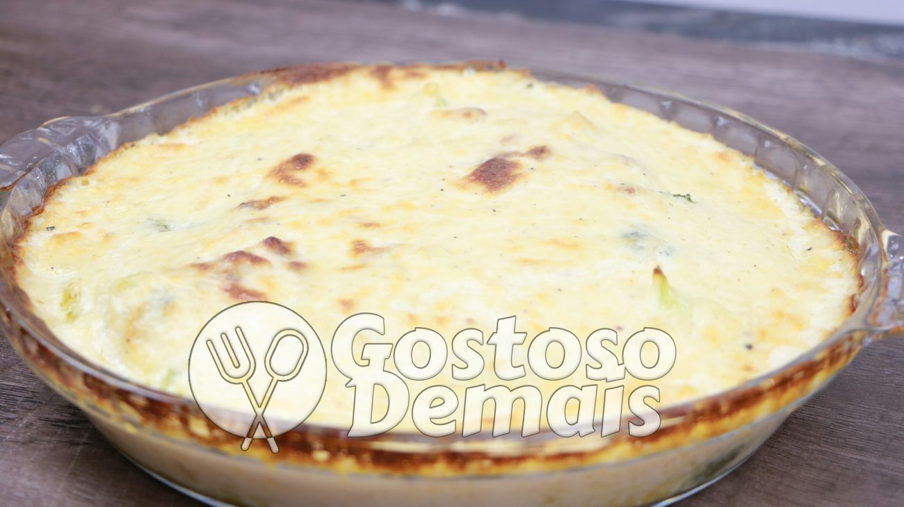 Brócolis Gratinado com Bacon
